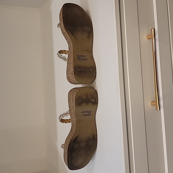 Steve Madden crystal strap platform sandals - Picture 3 of 5